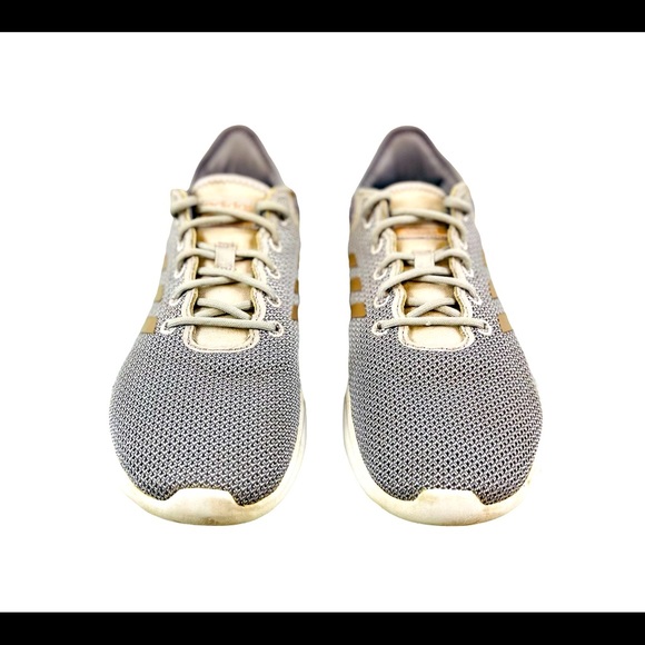 ADIDAS Running Sneakers HWA 1Y3001 Gray/Gold Color Women’s Size 9.5 - Picture 2 of 5